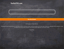 Tablet Screenshot of football90.com